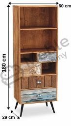 MEZO REG1 regał wielobarwny