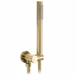 Zestaw Natryskowy Podtynkowy FOSS CLIF + BOX Złoty Szczotkowany