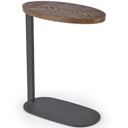 Ława DELPHI Czarny/Orzech