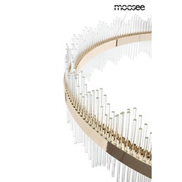 Lampa Wisząca FLORENS 120 Złoty/Transparentny