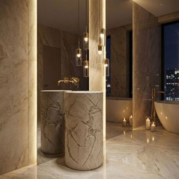 Umywalka Wolnostojąca REVELLO Beżowy