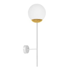 Kinkiet ALMA K-5316 Biały/Bursztynowy