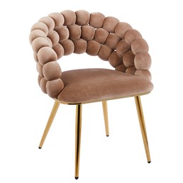 Krzesło Velvet K20-FX (G) Cappuccino