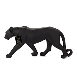 Figurka PANTERA Origami Czarna 40cm