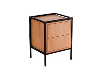 Regał Skap 1R1 Drawer x2 45x40x60 Dąb/Czarny