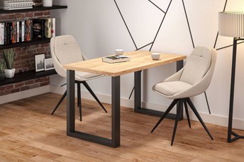 Stół ST(B)-FX/U60 67x128 Dąb Złoty Craft/Czarny