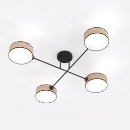 Lampa Sufitowa MAGA 4 Rattan