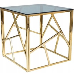 Ława ESCADA B Złoty/Szkło Dymione