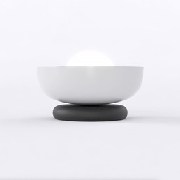 Lampa Nocna OZZY LN1 Czarny/Szary