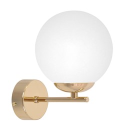 Kinkiet REA K-5425 Złoty/Biały