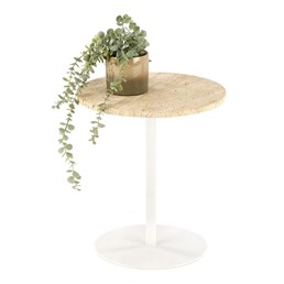 Ława TRAVERSO S fi35 Biały/Beżowy