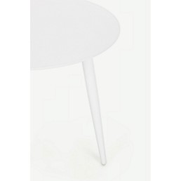 Stolik Ogrodowy RIDLEY fi50 Biały