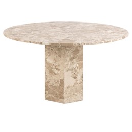 Stół  NAXOS fi100 Marmur Brązowy