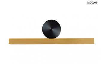 Lampa Ścienna WAND 45 Złoty/Czarny