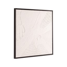 Obraz JANEY 80x80cm Biały