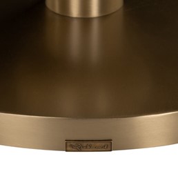 Stolik Barowy WITLOX Fi75cm Czarny/Złoty