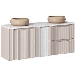 Zestaw Meblowy WIKI 140cm Kaszmirowy Mat/Biały Mat