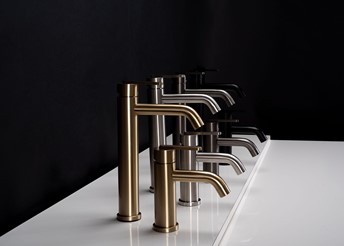 Bateria Umywalkowa Wysoka ONTARIO Nikiel Szczotkowany