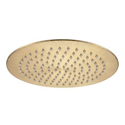 Deszczownica Okrągła JS-P014BG 25cm Złoty Szczotkowany