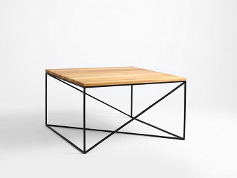 Stół kawowy MEMO SOLID WOOD 100×100