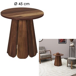 Stolik Boczny WILL Fi45cm Orzech
