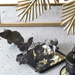 Podstawka Lustrzana Kwadratowa Czarny