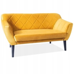 Sofa KARO 2 Velvet Wenge/Curry Bluvel 68