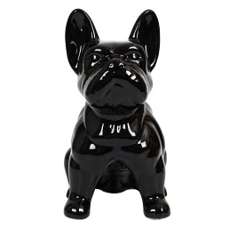 Dekoracja Buldog Francuski L 28x16x30 Czarny