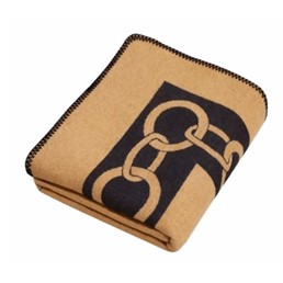 Koc SHP PARIS HOME 135x170cm Brązowy