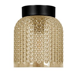Lampa Sufitowa CAPRI K-5622 Bursztynowy/Czarny