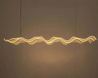 Lampa Wisząca BREATH 150 Złoty