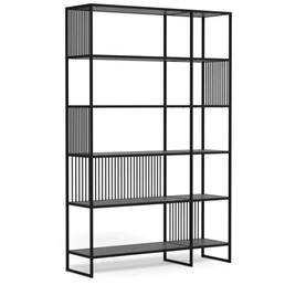 Regał STRINGTON 120 cm Czarny