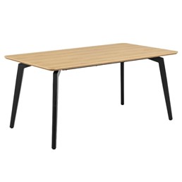 Stół CADIZ 160x90cm Czarny/Naturalny
