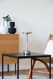 Lampka Nocna LYNEHAM Srebrny