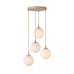Lampa Wisząca COSMO 4PREM Beżowy/Opal