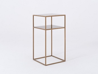 Stolik TENSIO 2 FLOOR METAL 30 - złoty