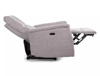 Fotel Rozkładany NEPTUN M Brego Szary/Czarny