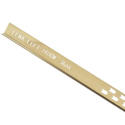 Listwa Spadkowa Brodzikowa Lewa 140cm Złoty Szczotkowany