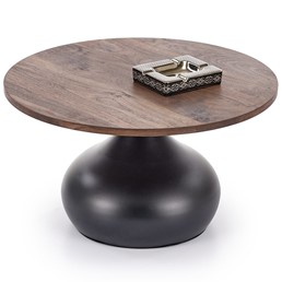 Ława TIMOR fi70 Orzechowy/Czarny