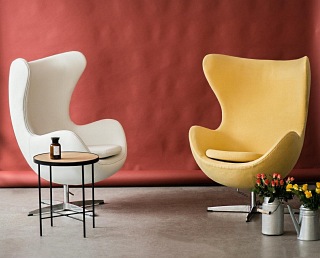 Fotel Jajo 66x78x106 Biała Skóra Premium 01