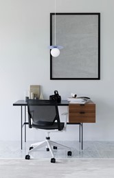 Lampa Wisząca ROBIN K-5445 Niebieski/Biały