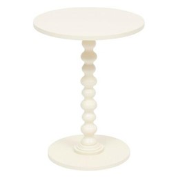 Stolik ALIX Fi38cm Kremowy