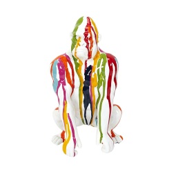 Dekoracja Goryl 14x14x24 Kolorowy