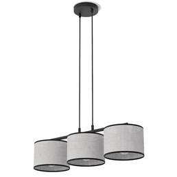 Lampa Wisząca ECO 3 Czarny/Szary