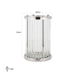 Świecznik EADEN Srebrny