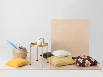 Stół Kawowy Hanna Metal 1F 40x45 Złoty