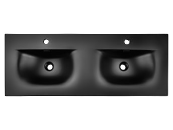 Umywalka Meblowa Dwukomorowa SKY Czarny Mat