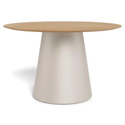 Stół SOLI fi120 Naturalny/Beżowy