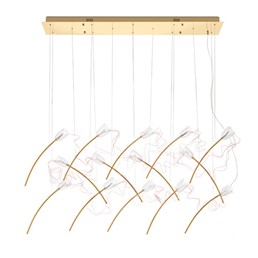 Lampa Wisząca TULIPPE 14 LINE Złoty