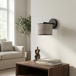 Kinkiet ECO K1 Czarny/Szary